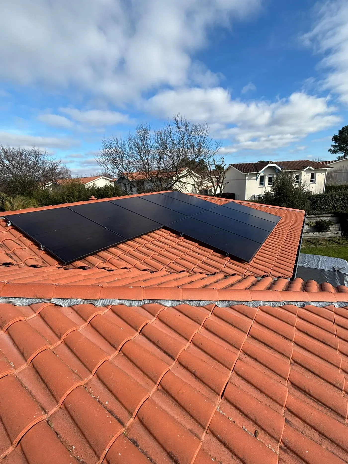 Installation panneaux solaires 3 kWc maison individuelle Biscarrosse Landes