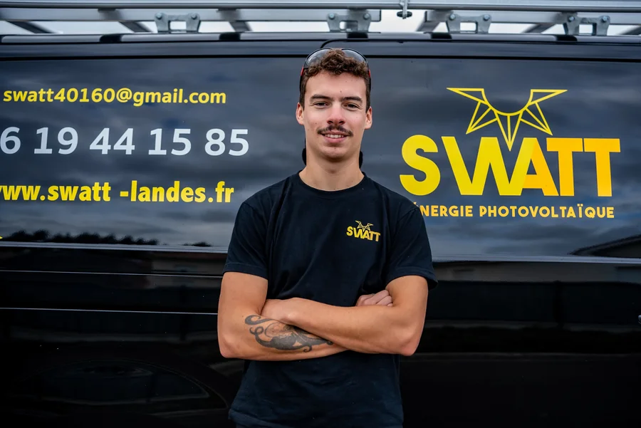 Alessandro, charpentier et technicien photovoltaïque chez SWATT