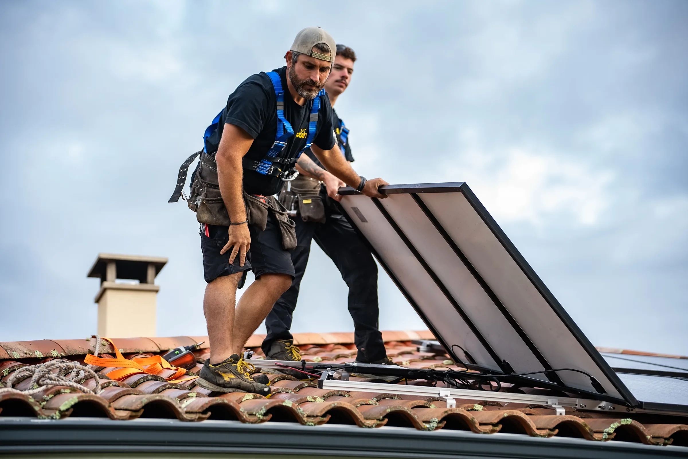 Installation de panneaux solaires par SWATT dans les Landes